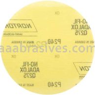 Norton 6 P240 Norton No-Fil Adalox Film H&L Q275 Paper Hook and Loop Discs