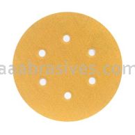 Norton 6" P80-C Norton No-Fil Adalox NorGrip Vac D-3371 A290 Paper Hook and Loop Discs