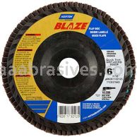 Norton 6 x 7/8 40 Norton Blaze Quick Trim  Type 27 R980P Flap Discs