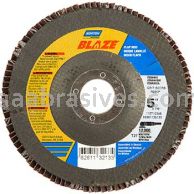 Norton 5 x 7/8  80 Norton Blaze T27 High Density R980P Flap Discs