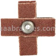 Norton 66261132233 1-1/2 x 1-1/2 x 1/2 60 Grit Metal R265 A/O Cross Pads