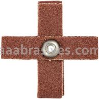 Norton 66261132238 2 x 2 x 1/2 120 Grit Metal R265 A/O Cross Pads