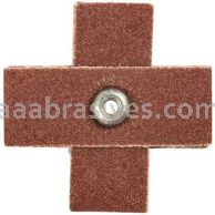 Norton 66261132241 2 x 2 x 3/4 120 Grit Metal R265 A/O Cross Pads