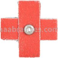 Norton 66261132256 3 x 3 x 1 80 Grit R326 A/O Blend Cross Pads