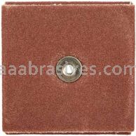 Norton 66261132268 3 x 3 x 1/4 80 Grit Metal R265 A/O Square Pads