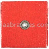 Norton 66261132286 3 x 3 x 1/2 80 Grit R326 A/O Blend Square Pads