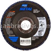 Norton 4-1/2 x 7/8  60 Norton Metal T29 - High Density Fiberglass  R828 Norton Flap Discs