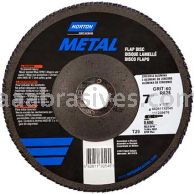 Norton 7 x 7/8  60 Norton Metal T29 High Density R828 Flap Discs