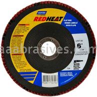 Norton 6 x 7/8 80  Norton Red Heat Type 29 - Fiberglass R983 Norton Flap Discs