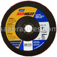Norton 7 x 7/8 80  Norton Red Heat Type 29 R983 Flap Discs