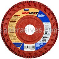 Norton 5 x 7/8 60 Norton Red Heat Quick Trim Type 27 R983 Flap Discs