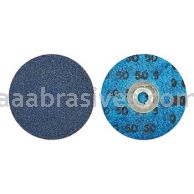 Norton 66261138660 3" 80 Grit TS (Type II) BlueFire R860 Quick-Change Discs