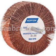 Norton 66261151178 3 x 1 x 1/4 120 Grit Blaze R920 Small Diameter Flap Wheels (With 1/4 Steel Shank)