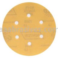 Norton 6 P500-B Norton No-Fil Gold Reserve H&L Vac D-3371 A296 Paper Hook and Loop Discs