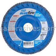 Norton Abrasives 66623341096 5 x 7/8 Norton BlueFire Quick Trim Type 27 Flap Discs