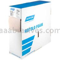 Norton 66623357606 4-1/2 x 82' 320 Grit A275OP No-Fil Rotolo Foam Rolls