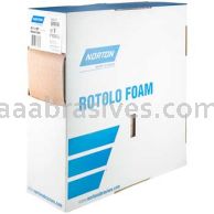 Norton 66623357616 4-1/2 x 82' 1000 Grit A275OP No-Fil Rotolo Foam Rolls