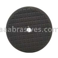 Norton 66623391307 8" Black CCS Waffle Foam Single-Sided Polishing Pad