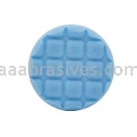 Norton 66623391321 3.5" Blue CCS Waffle Foam Single-Sided Finishing Pad