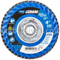 Norton 66623399003 4-1/2 x 5/8-11 120 Grit Quick Trim T27 Gemini R822/R766 Flap Discs
