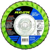 7 x 5/8-11 Norton Neon Quick Trim Type 27 40 Grit R766 Flap Discs
