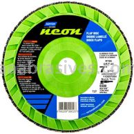 7 x 7/8 Norton Neon Quick Trim Type 27 120 Grit R766 Flap Disc
