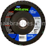 Norton Abrasives 66623399182 6 x 7/8 Norton Neon Type 29 40 Grit R766 Flap Discs