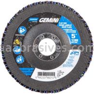 Norton 66623399212 5 x 7/8 40 Grit HD T27 Gemini R766T Flap Discs