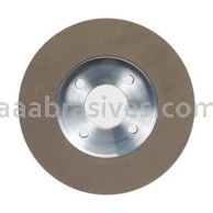 5 x 1 x 1-1/4 SD320-R50B99-1/16 ME27084 Type 6A2H Plain Cup Wheel with Bolt Holes Abrasive in Rim