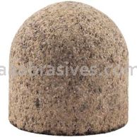 Norton 69078640232 3 x 3 x 3/8-24 Gemini 57A24-R Type 18R Plugs - Round Tip