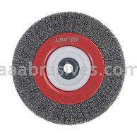 Norton 6 x .014 x 1/2-2 AH 1" Face Crimped Wire Wheel Brushes - For Steel