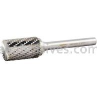 Norton 69957308008 SB6 Cylindrical End Cut 5/8 x 1 x 2-3/4 Double Cut Burrs