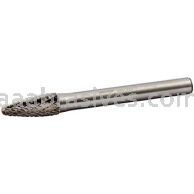Norton 69957308019 SF2 Tree with Radius 5/16 x 3/4 x 2-1/2 Double Cut Burrs