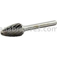 Norton 69957308022 SF6 Tree with Radius 5/8 x 1 x 2-3/4 Double Cut Burrs