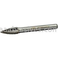 Norton 69957308024 SG2 Tree with Taper 5/16 x 3/4 x 2-1/2 Double Cut Burrs