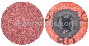 Merit Abrasives 69957399754 1" 80 Merit Alo   QC-T1 Quick Change Discs