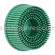 3M&trade; 7000000742 2 x 5/8 50 Grit TR RD-ZB Green Scotch-Brite&trade; Roloc&trade; Bristle Disc