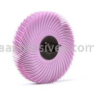 3M&trade; 7000000772 3 x 3/8 Scotch-Brite&trade; Radial Bristle Disc