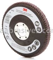 3M&trade; 7000028345 4-1/2 x 7/8 80 Grit 747D T27 Flap Disc