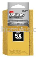 3M&trade; 7000047883 SandBlaster&trade; Edge Detailing Sanding Sponge 4-1/2x2-1/2x1 180 Grit