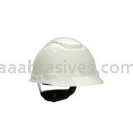 3M&trade; 7000053153 H-701V-UV Hard Hat with Uvicator Vented White 4-Point RatchetSuspension