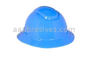 3M&trade; 7000053176 H-803R Full Brim Hard Hat Blue 4-Point Ratchet Suspension