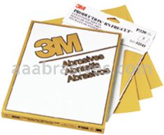 3M&trade; 7000118287 9 x 11 P100 Grade Gold Abrasive Sheet