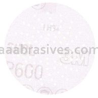 3M&trade; 7000118633 3” P600 Grit 360L Hookit&trade; Clean Sanding Disc