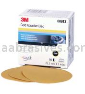 3M&trade; 7000119683 3" P400 Grit 216U Hookit&trade; Gold Sanding Disc 00913