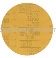 3M&trade; 7000119687 6" P320 Grit 216U Hookit&trade; Gold Sanding Disc 00975