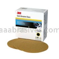 3M&trade; 7000119716 6" P220 Grit 216U Hookit&trade; Gold Sanding Disc 00978