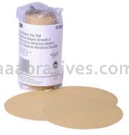 3M&trade; 7000119737 6” P600 Grit A Grit 216U Stikit&trade; Gold Paper Disc