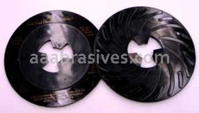 3M™ 7000120514 7” Hard Black Disc Pad Ribbed 80515