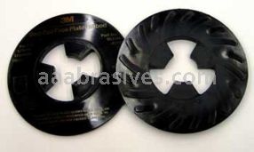 3M&trade; 7000120518 5” Hard Black Disc Pad Ribbed 81733